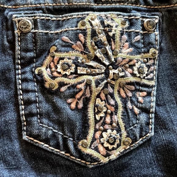 MISS ME Denim Shorts - Girls Sz. 12 - Picture 9 of 9